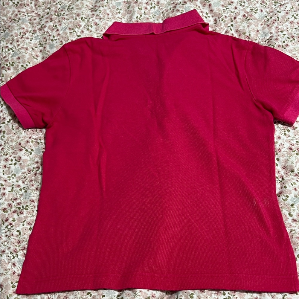 Burberry Bright Pink Polo with Logo - Picture 6 of 10